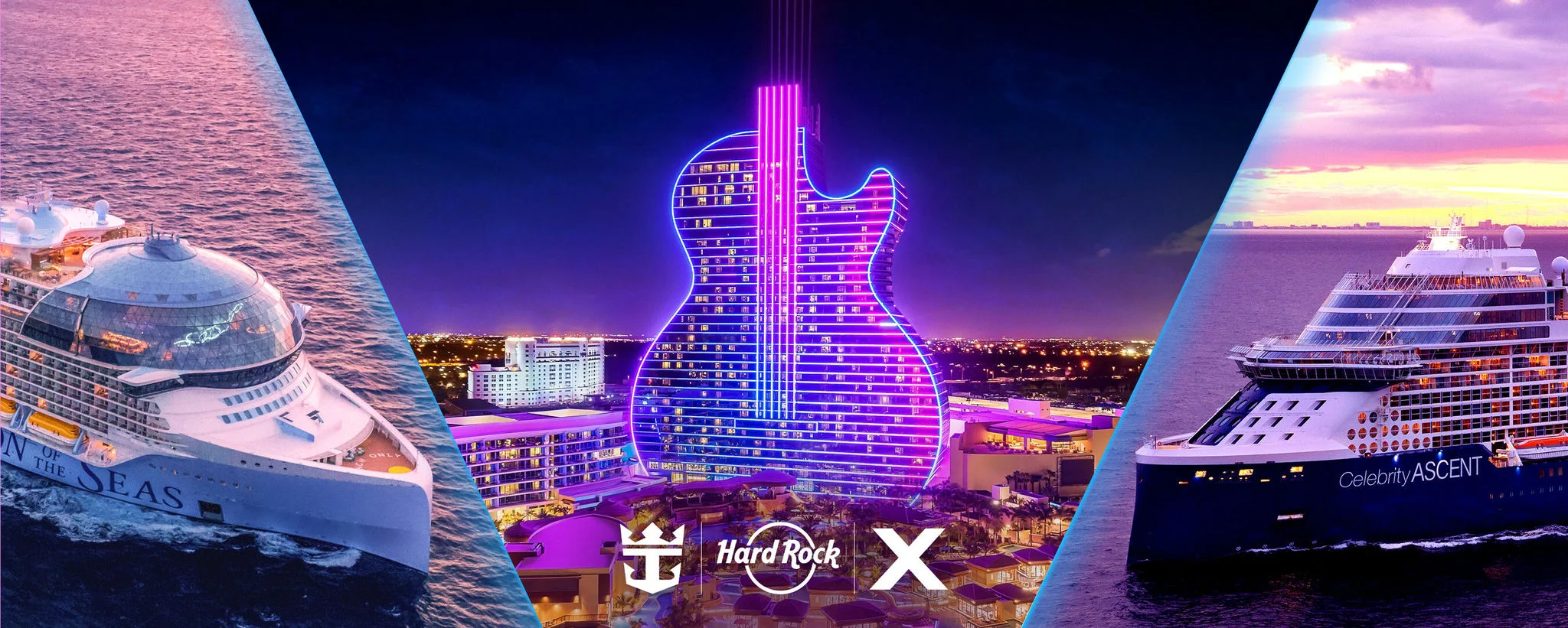 Hard Rock International, Royal Caribbean International and Celebrity Cruises partner together