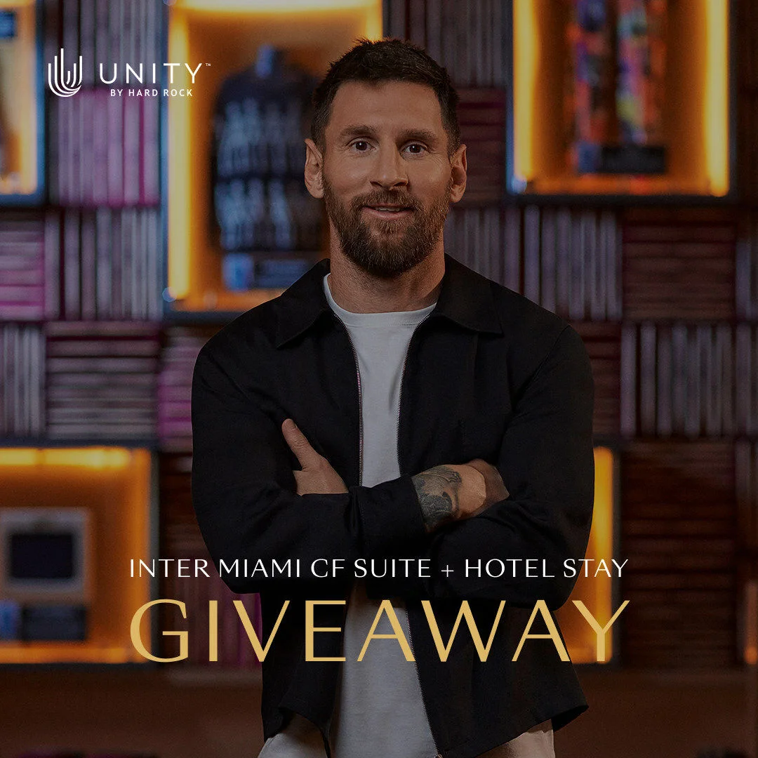 Lionel Messi join Hard Rock for a Unity Giveaway